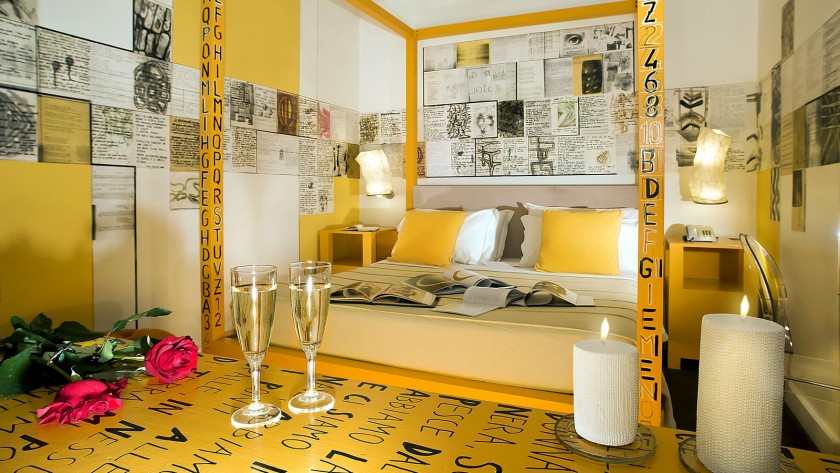 Hôtel Art - Chambre jaune