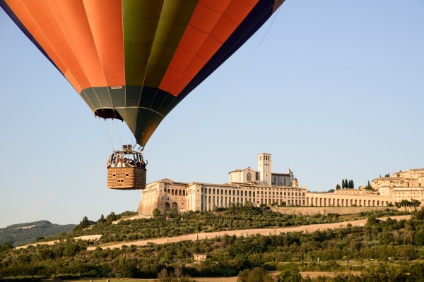 Montgolfière à Rome