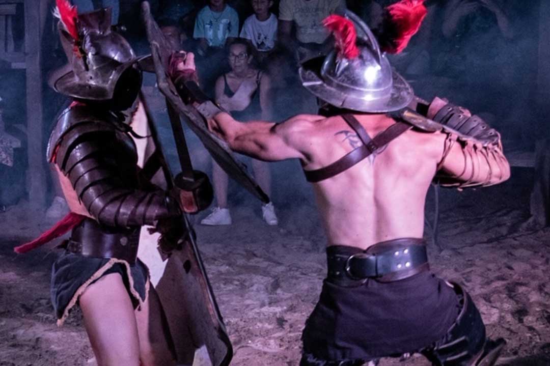 parc d'attractions Roma World spectacle gladiator_BeyondRoma