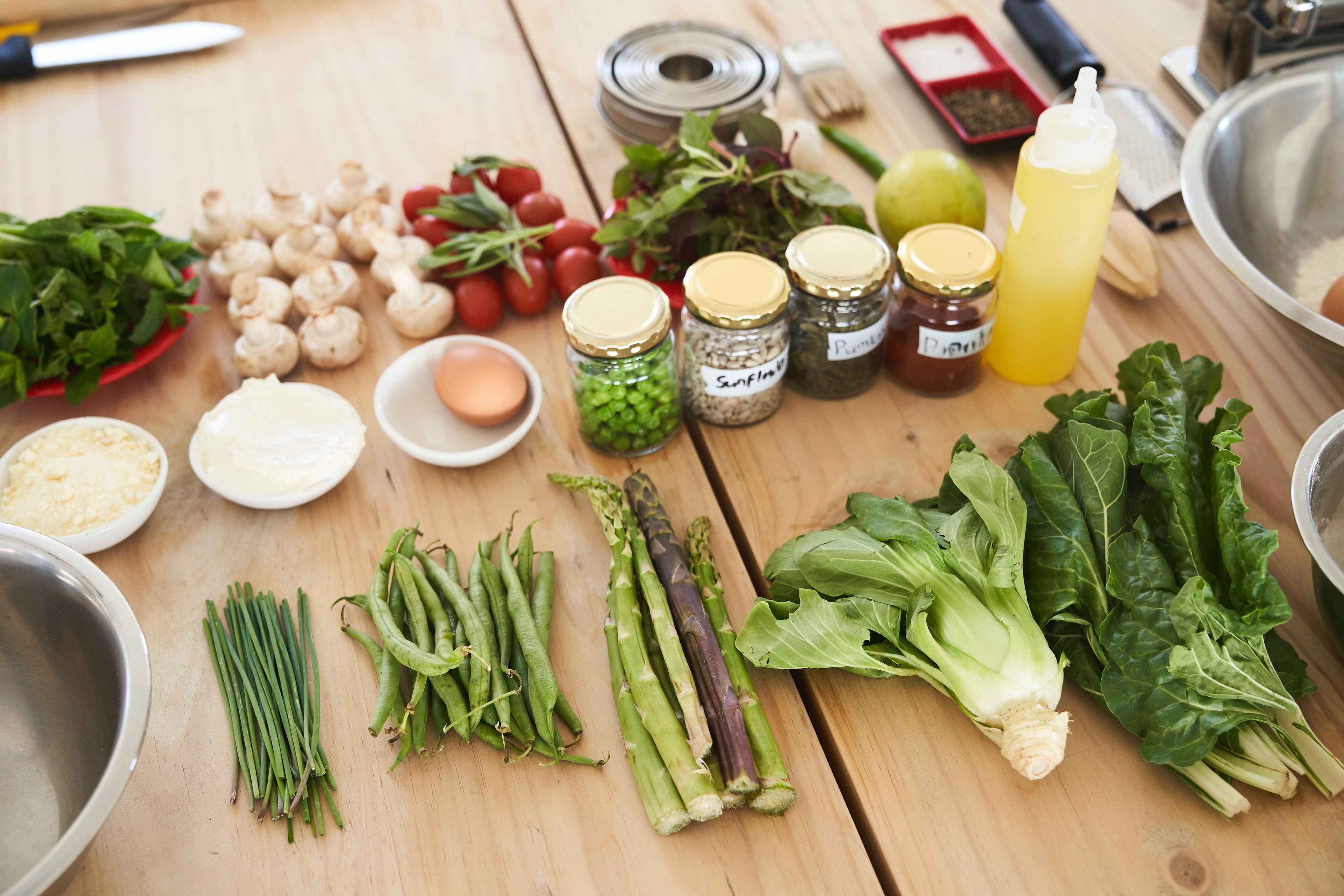 Cours cuisine online végétarien