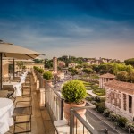 Rooftop dinner rome group _beyondRoma