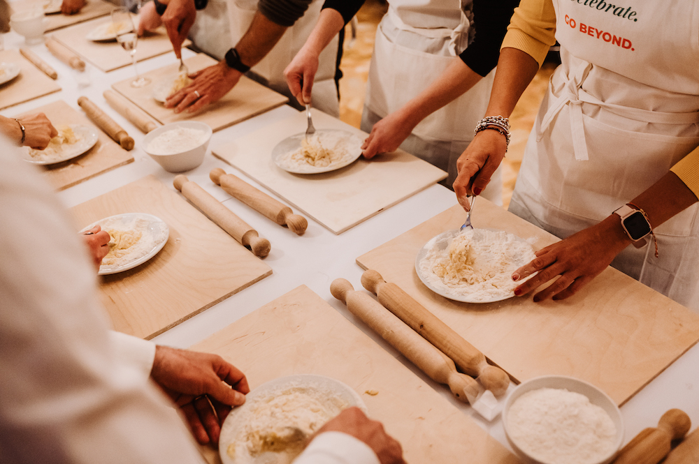 cours de cuisine grand groupe rome